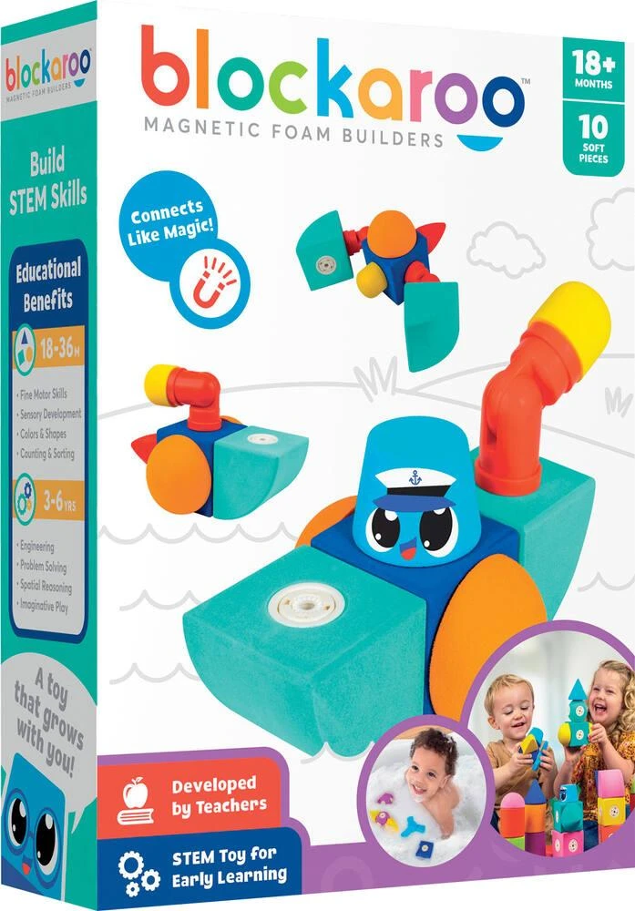 BLOCKAROO BOAT BATEAU BOITE DE 10 PIECES