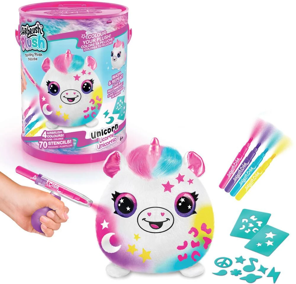 CANAL TOYS AIRBRUSH PLUSH - BARIL PELUCHE SQUISHY
