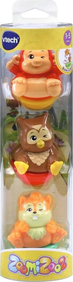 VTech ZOOMIZOOZ - TUBE TRIO ANIMAUX CULBUTO