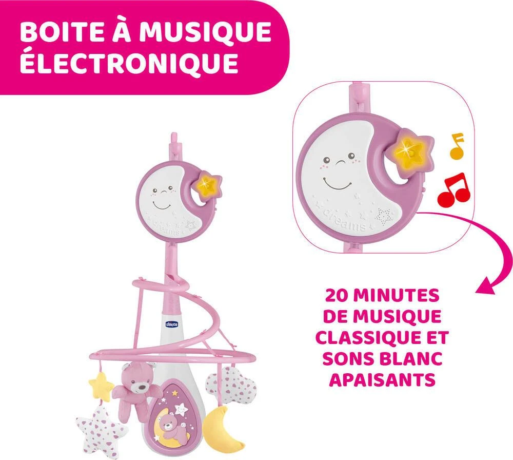 CHICCO MOBILE NEXT TO DREAMS ROSE – Image 5