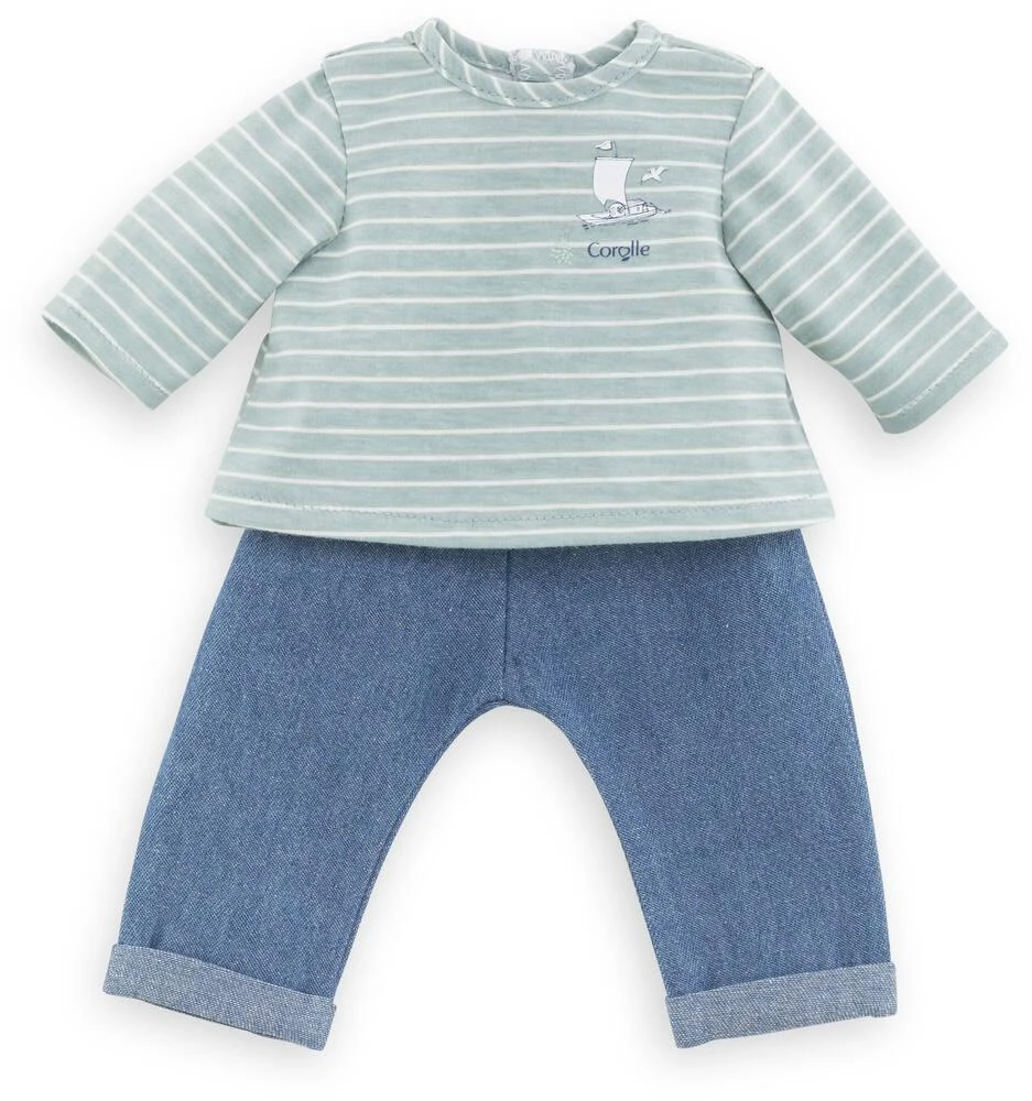 BB36 PANTALON ET MARINIERE BORDS DE LOIRE COROLLE VETEMENTS