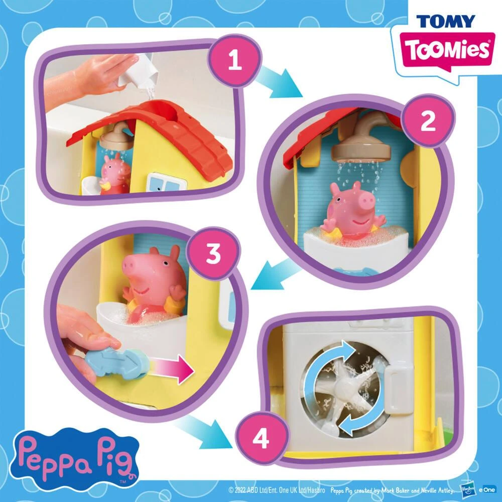 Tomy PEPPA PIG - PLAYSET DE BAIN MAISON DE PEPPA – Image 4