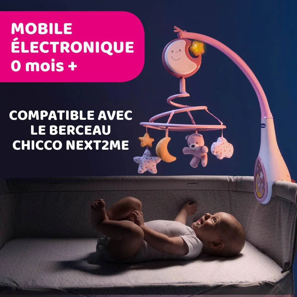 CHICCO MOBILE NEXT TO DREAMS ROSE – Image 2